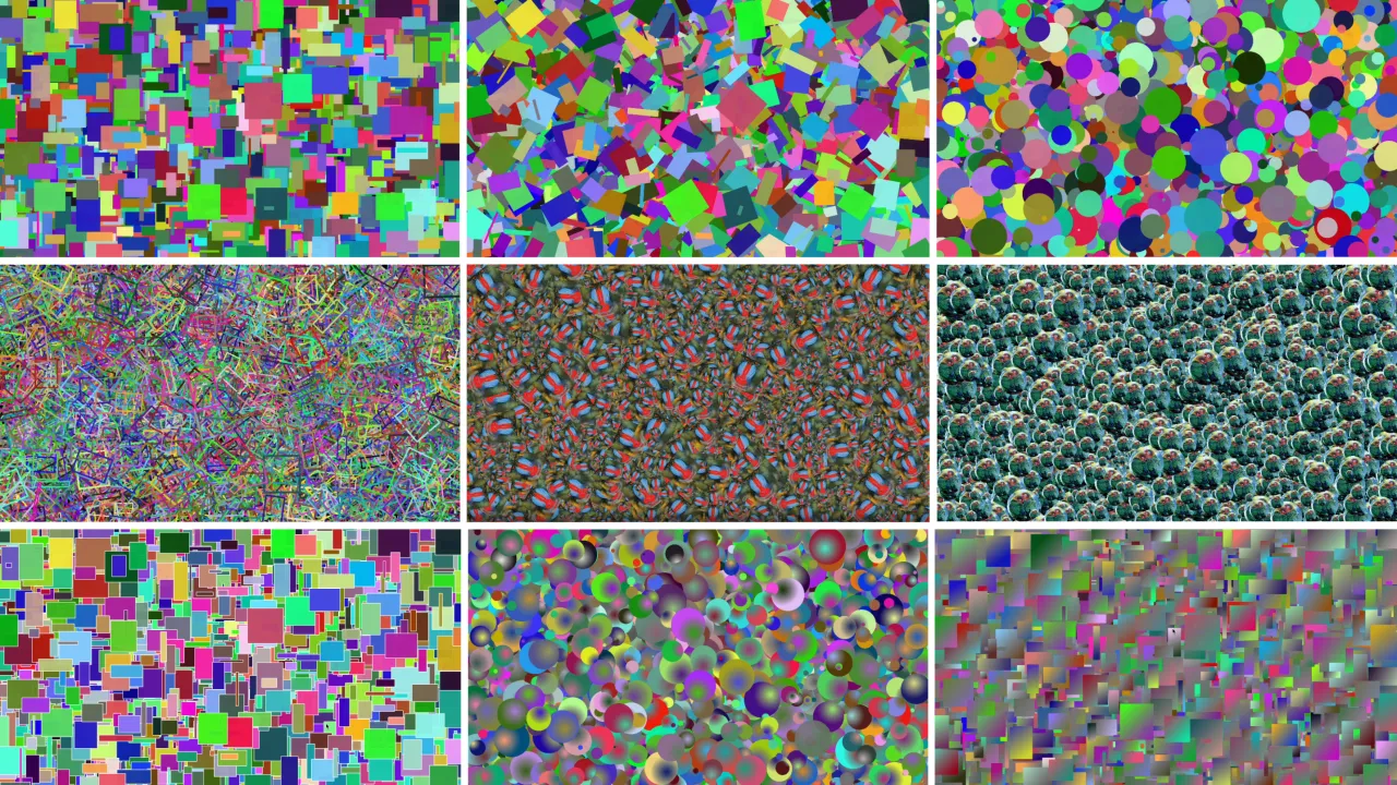CPU rendering stress test comparing ThorVG and Skia