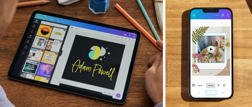 Canva iOS app using ThorVG for Lottie rendering